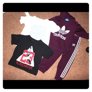 Bundle deal Adidas Pants Suite and Nike Tee
